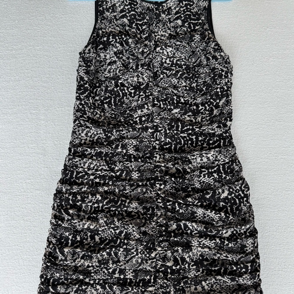 Chic Black and White Sleeveless Dress. Wore once